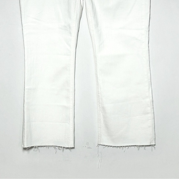 NWT J. Crew 9" Demi-Boot Crop Jean with Raw Hem in White Wash, Size 27P - Picture 9 of 16